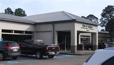 Lake charles dmv - Mail your payment to P.O. Box 1727, Lake Charles, LA 70602. Pay in person at our office located at 1155 Ryan St. Office hours are 8:00 a.m. to 4:30 p.m., Monday through Friday. Pay through night deposit box. The night deposit box is near the back doors of the Transit Building, located at 1155 Ryan St. Automatic bank draft.